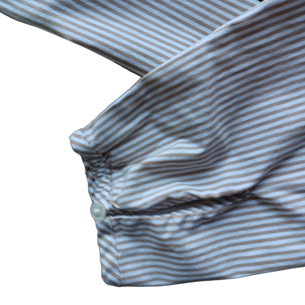 Jcrew wrap striped stretch cotton top/blouse sz S - Picture 4 of 4